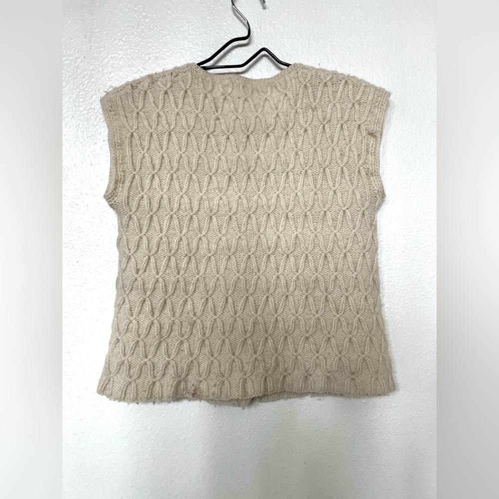 Handmade Knit Wool Cottage Core Top - Picture 4 of 7